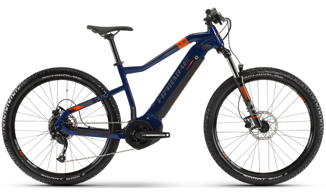 Фотографія Електровелосипед Haibike SDURO HardSeven 1.5 i400Wh 27,5" (2020) 2020 blue